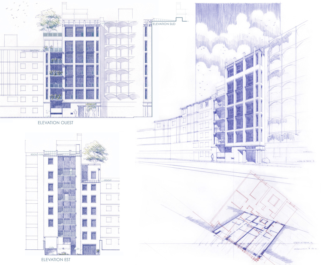 Villeurbanne - Immeuble de logements (69)